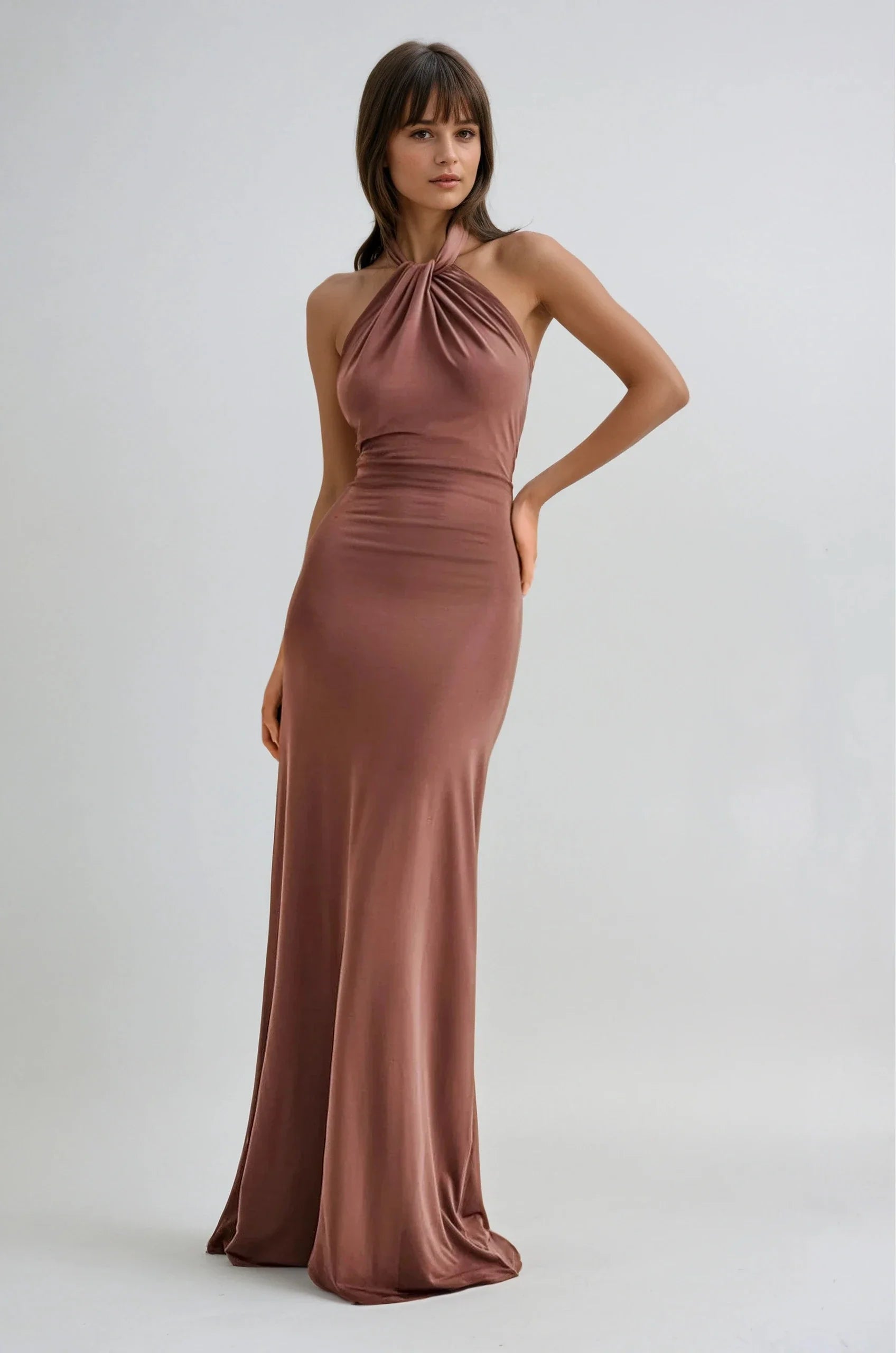 Zuzia | Sukienka Maxi Halter