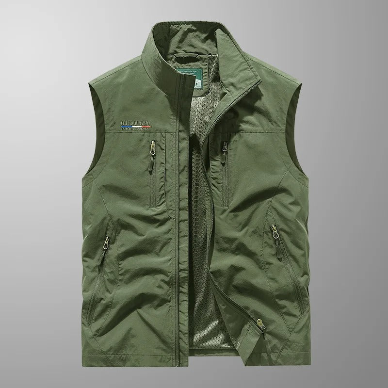 Bo™ | Gilet Cargo Respirant avec Plusieurs Poches