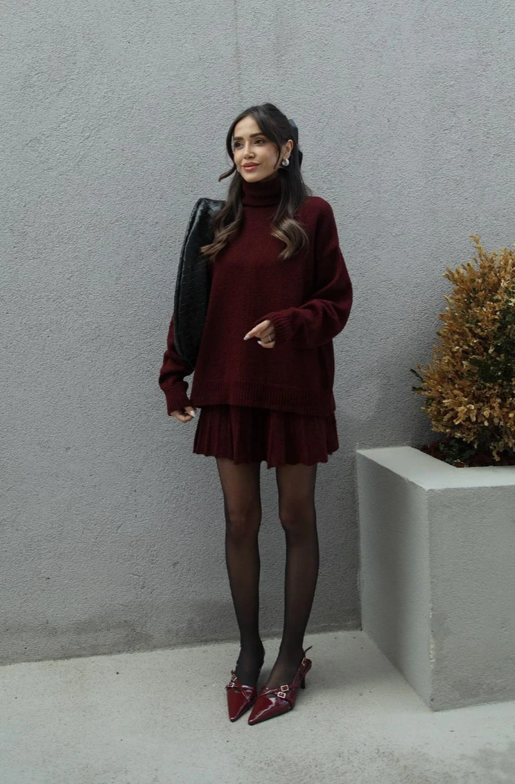Lidia | Przytulny Dzianinowy Zestaw