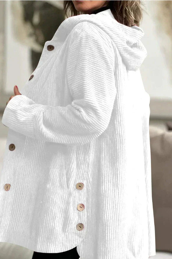 Ellen | Veste avec boutons et capuche