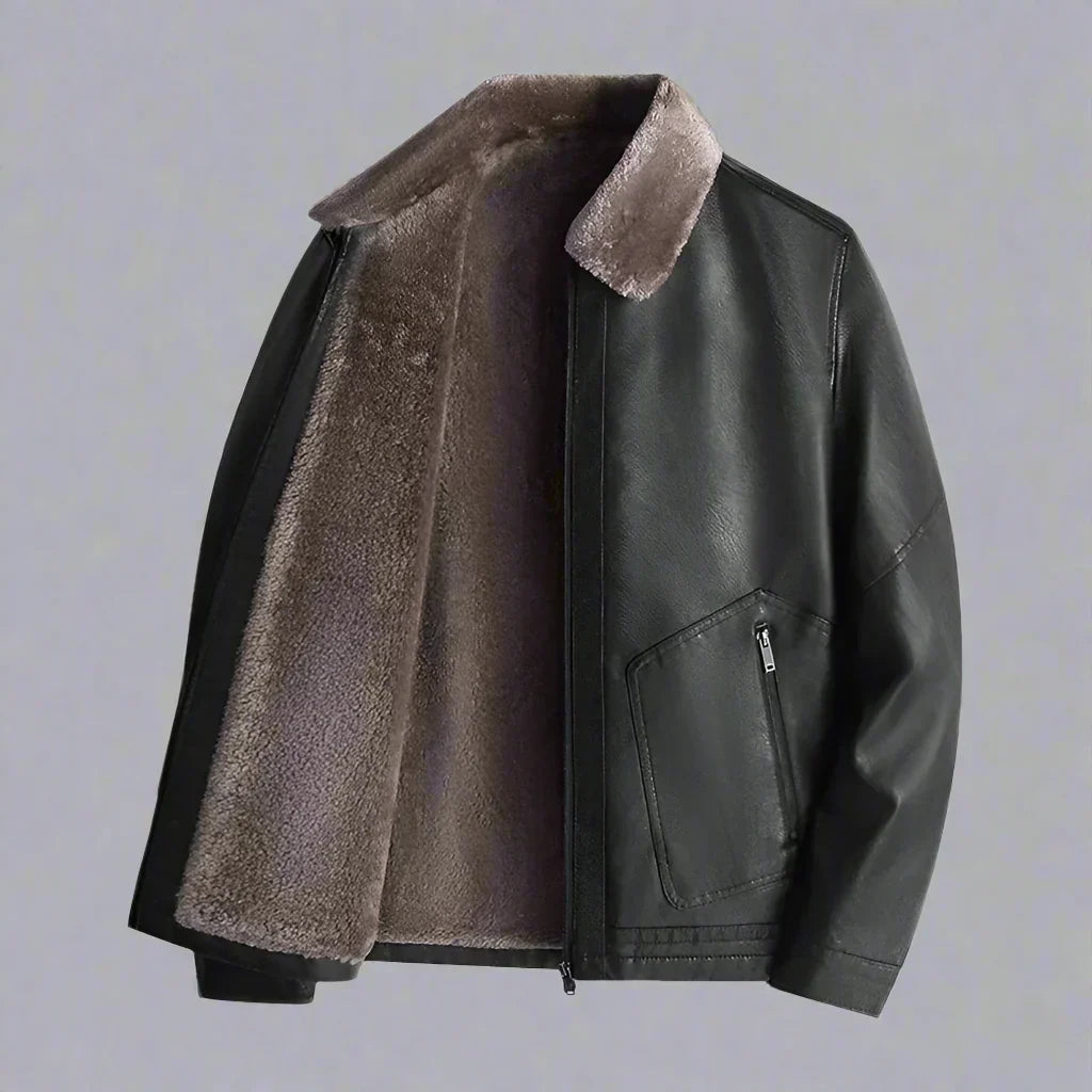 Veste en cuir Olof™ | Giacca in Pelle Cavalier