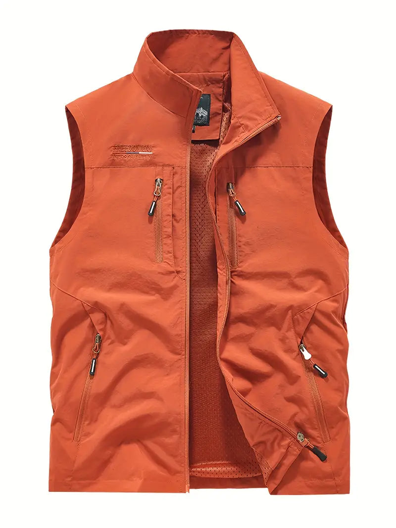 Bo™ | Gilet Cargo Respirant avec Plusieurs Poches