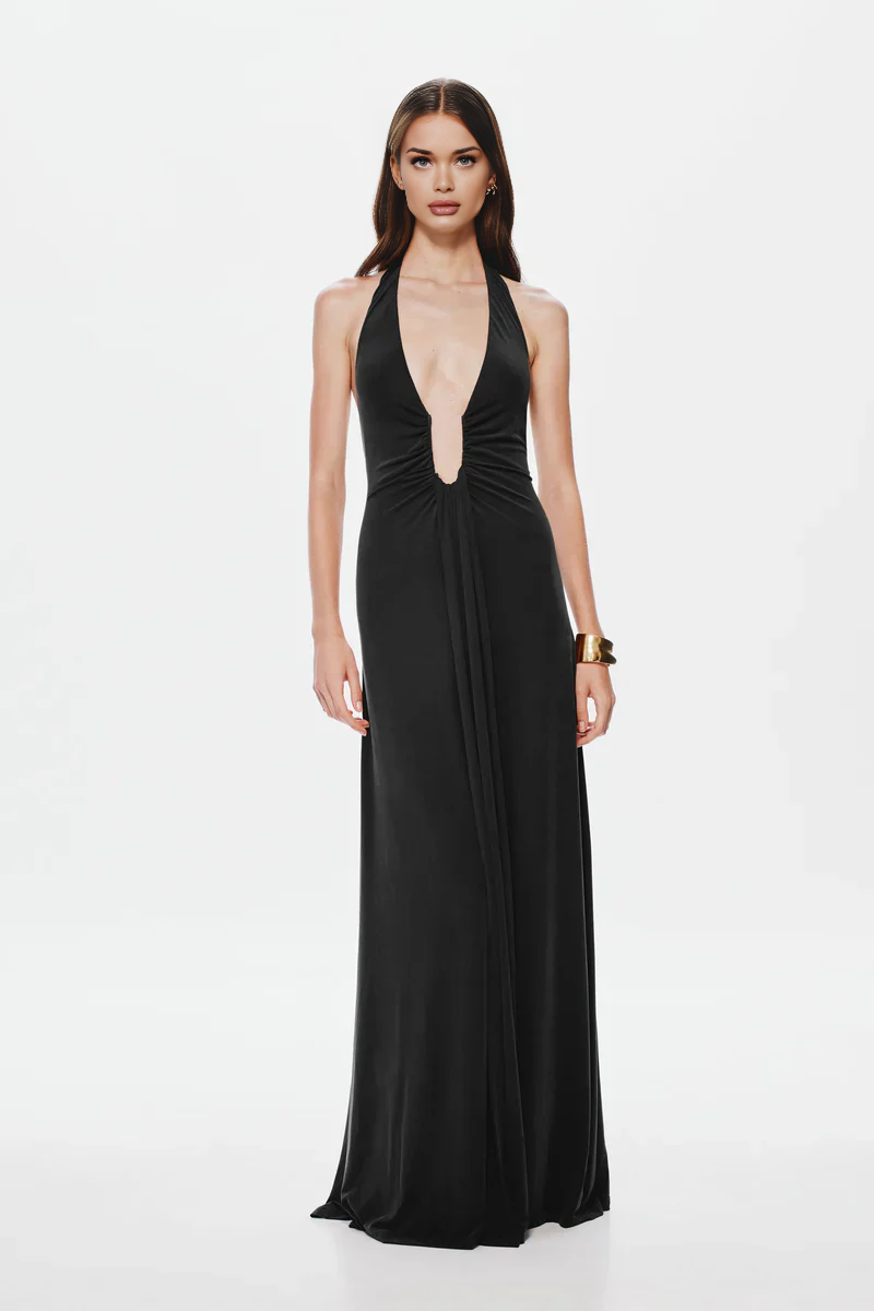 Valeria | Suknia Maxi z Cupro