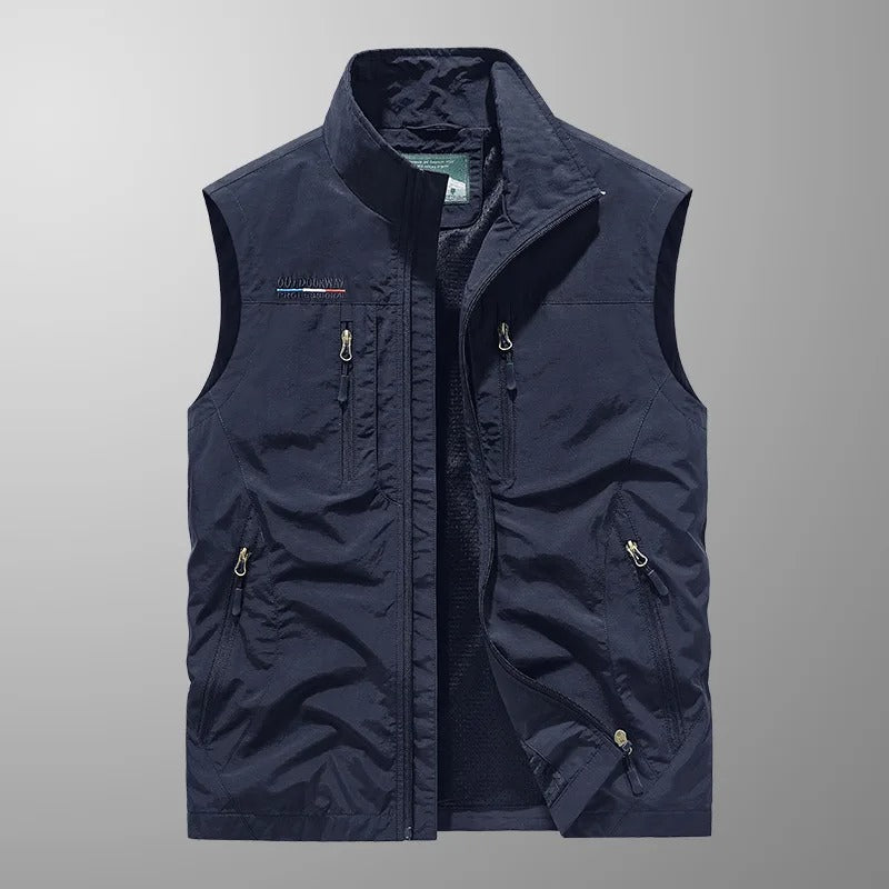 Bo™ | Gilet Cargo Respirant avec Plusieurs Poches