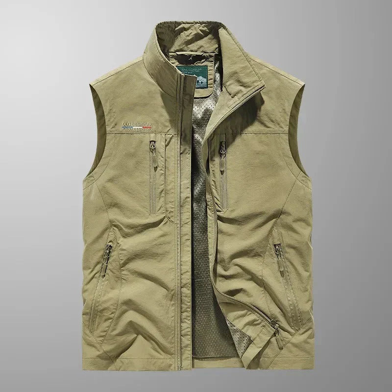 Bo™ | Gilet Cargo Respirant avec Plusieurs Poches