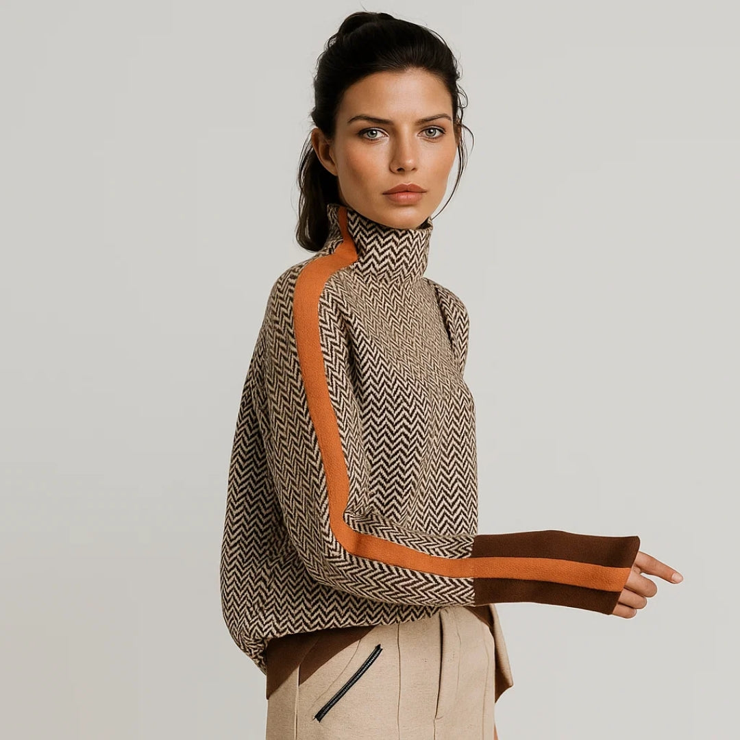 Camille™ | Pull Col Montant
