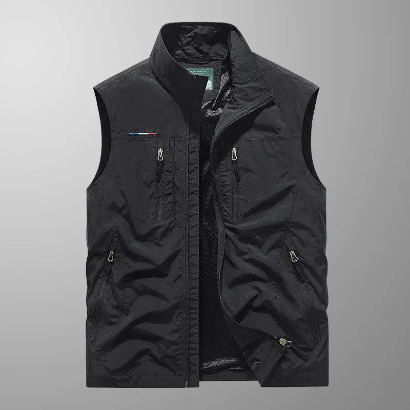 Bo™ | Gilet Cargo Respirant avec Plusieurs Poches