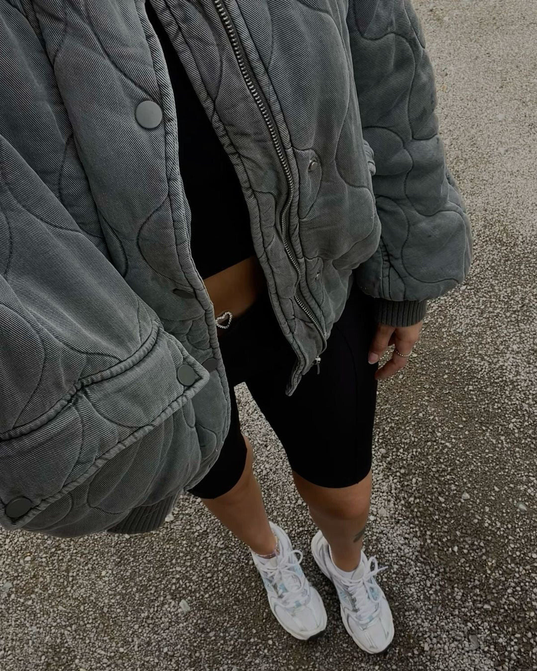 Selvia | Pikowana Kurtka Bomber