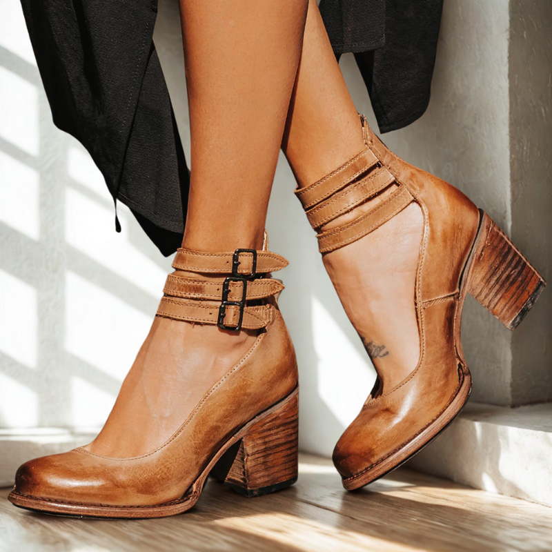 Eliska™ | Eleganckie skórzane szpilki