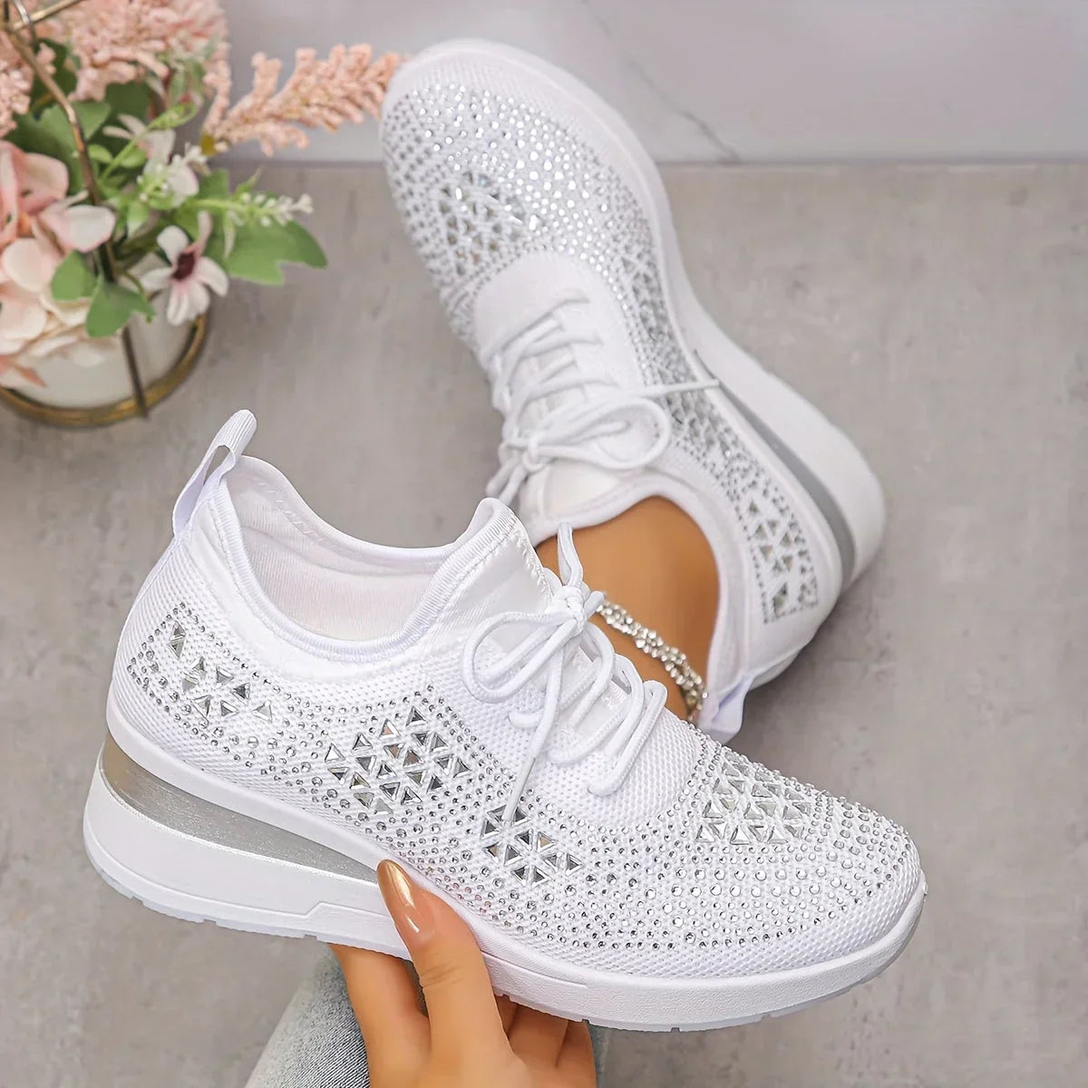 Amelia | Buty ortopedyczne z cyrkoniami
