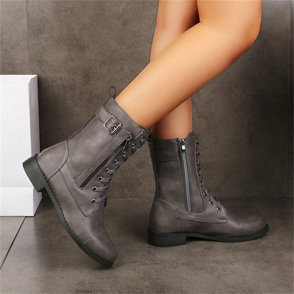 Erica Toe Side Zipper Orthopedic Boots