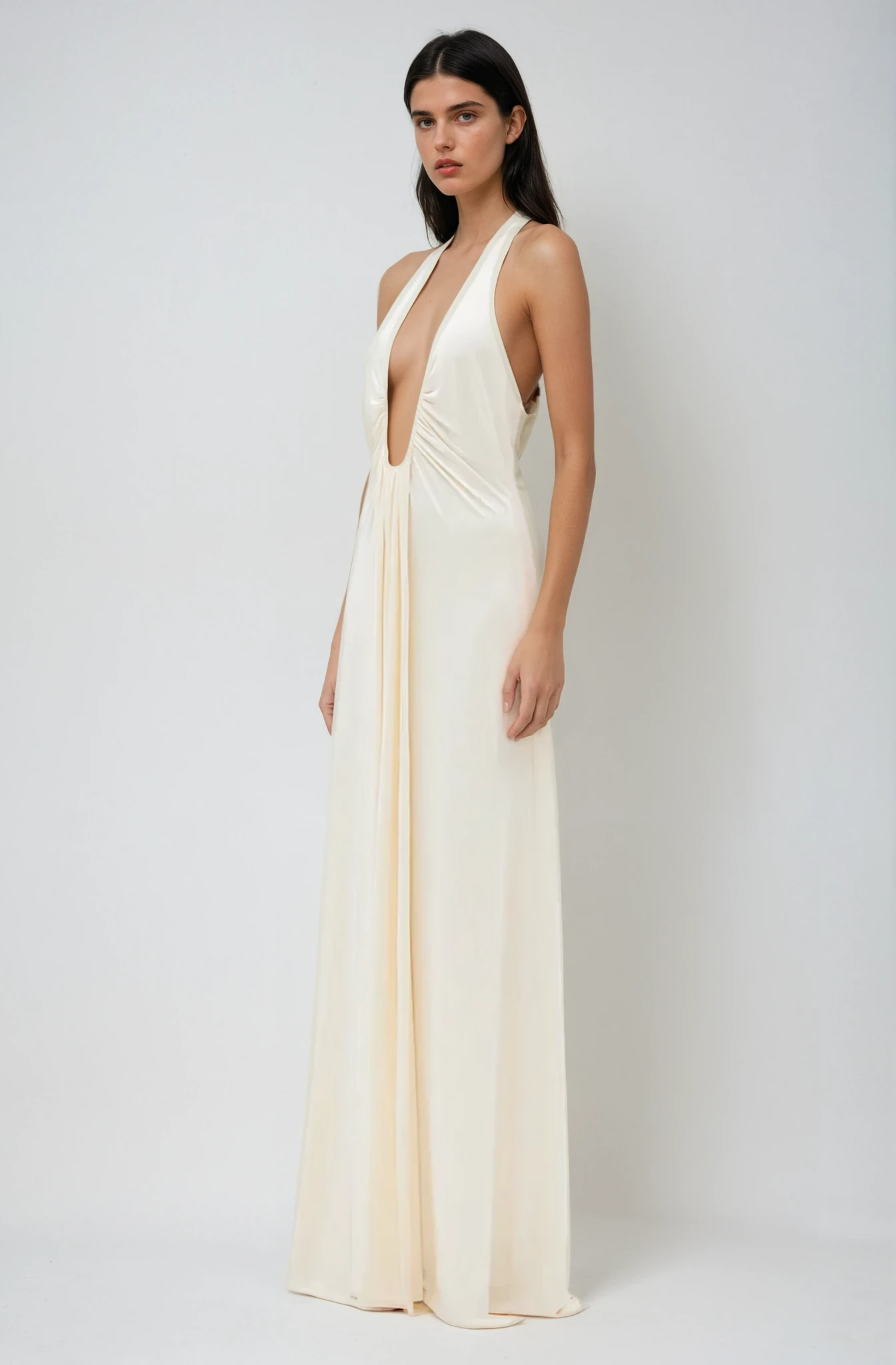 Valeria | Suknia Maxi z Cupro