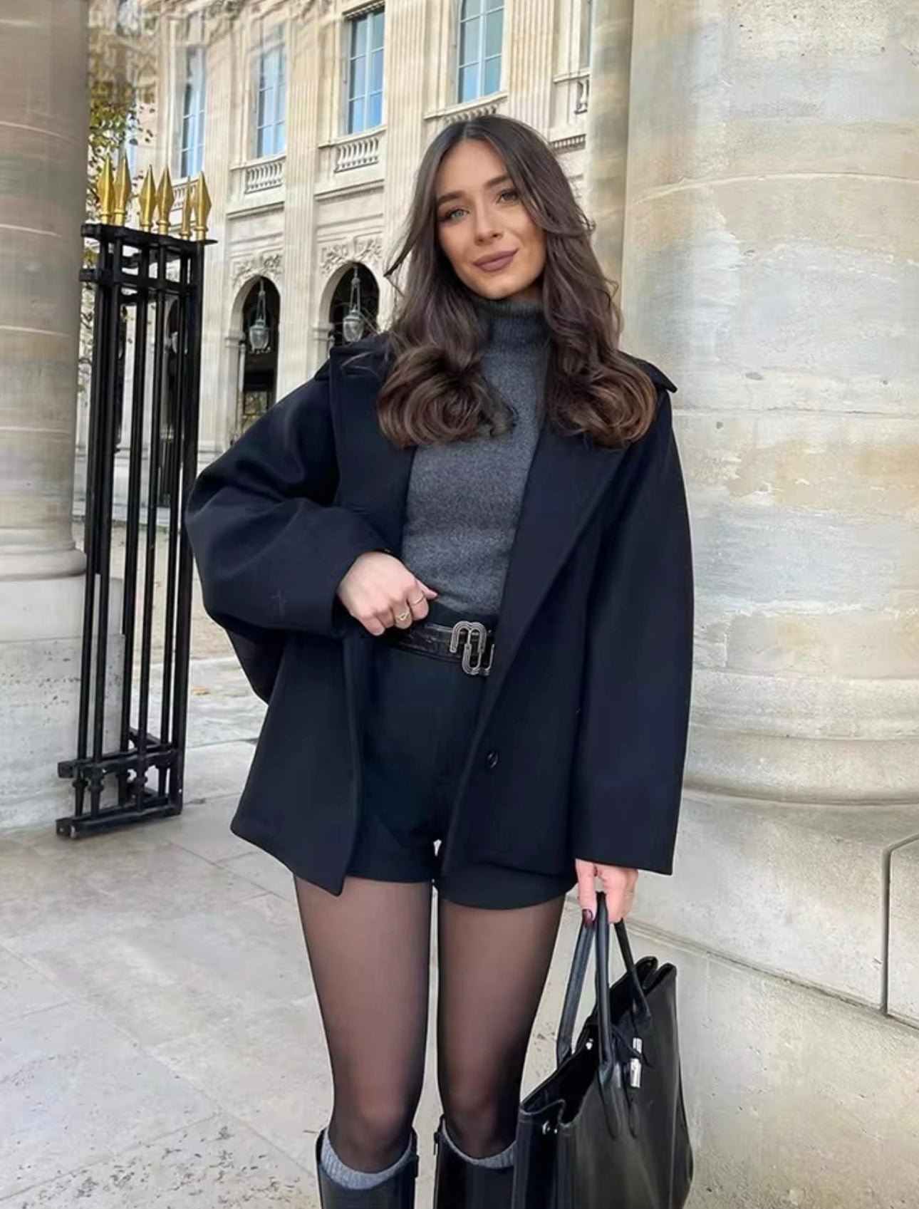 Serena | Wełniany płaszcz oversize