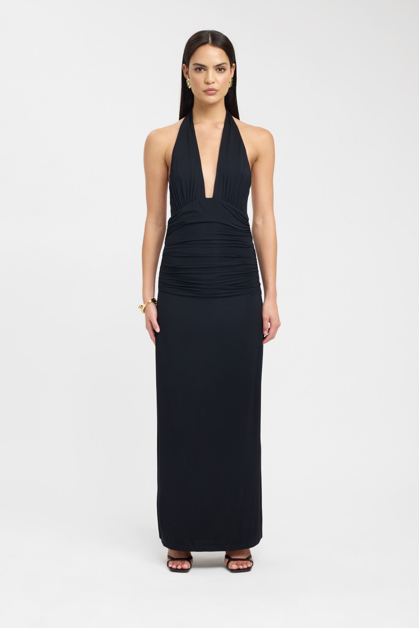 Alessia | Elegancka sukienka maxi na szyję