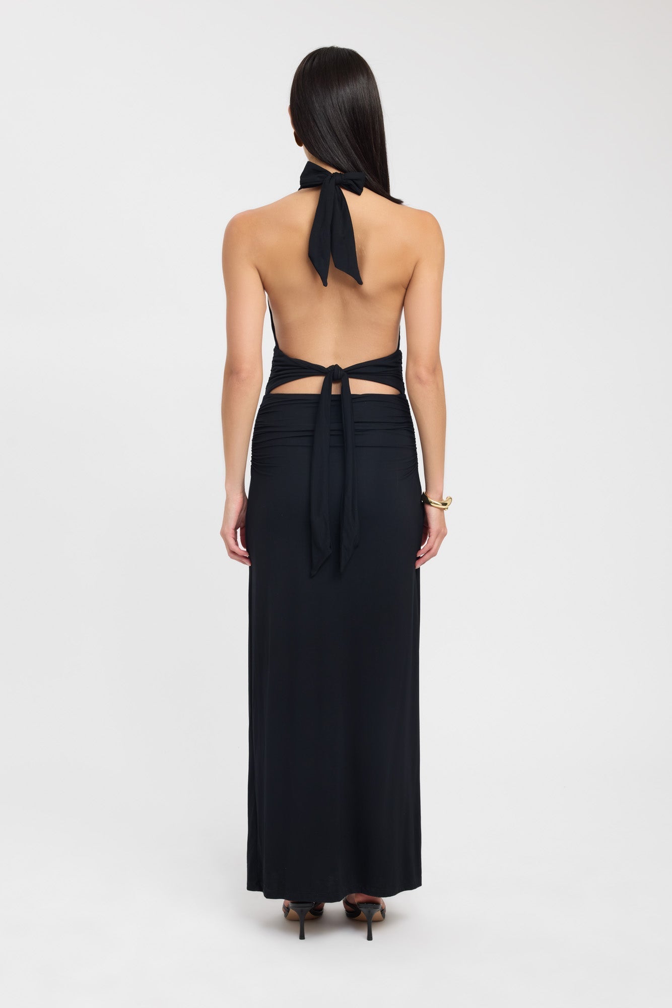 Alessia | Elegancka sukienka maxi na szyję