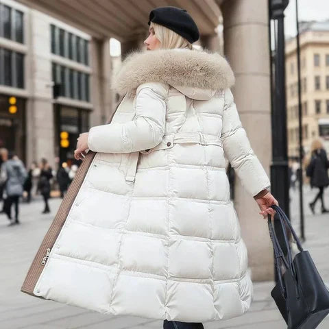 Signy | Parka d'hiver avec capuche en fausse fourrure