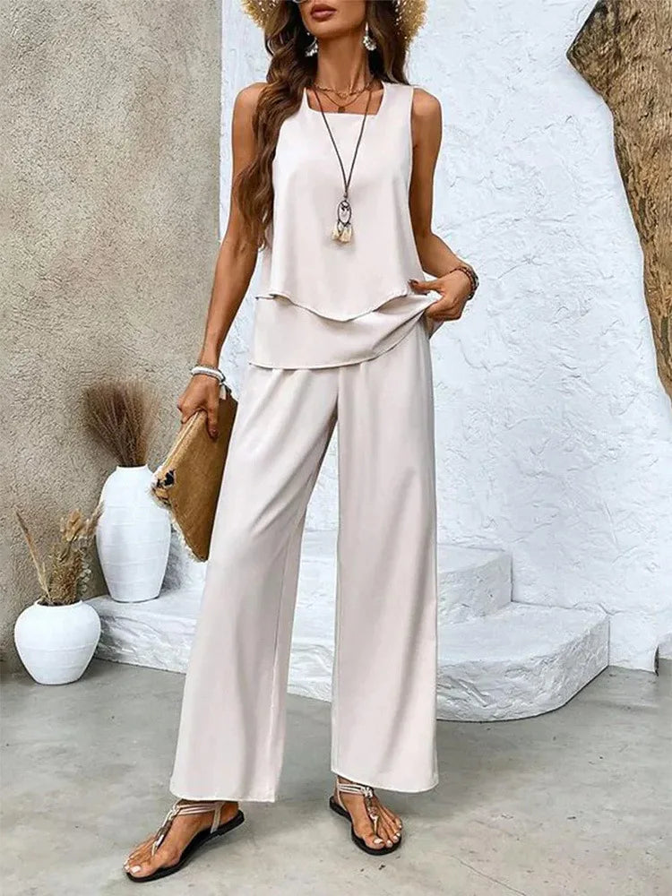 ZUZANNA | LEKKI I ELEGANCKI LETNI KOMPLET
