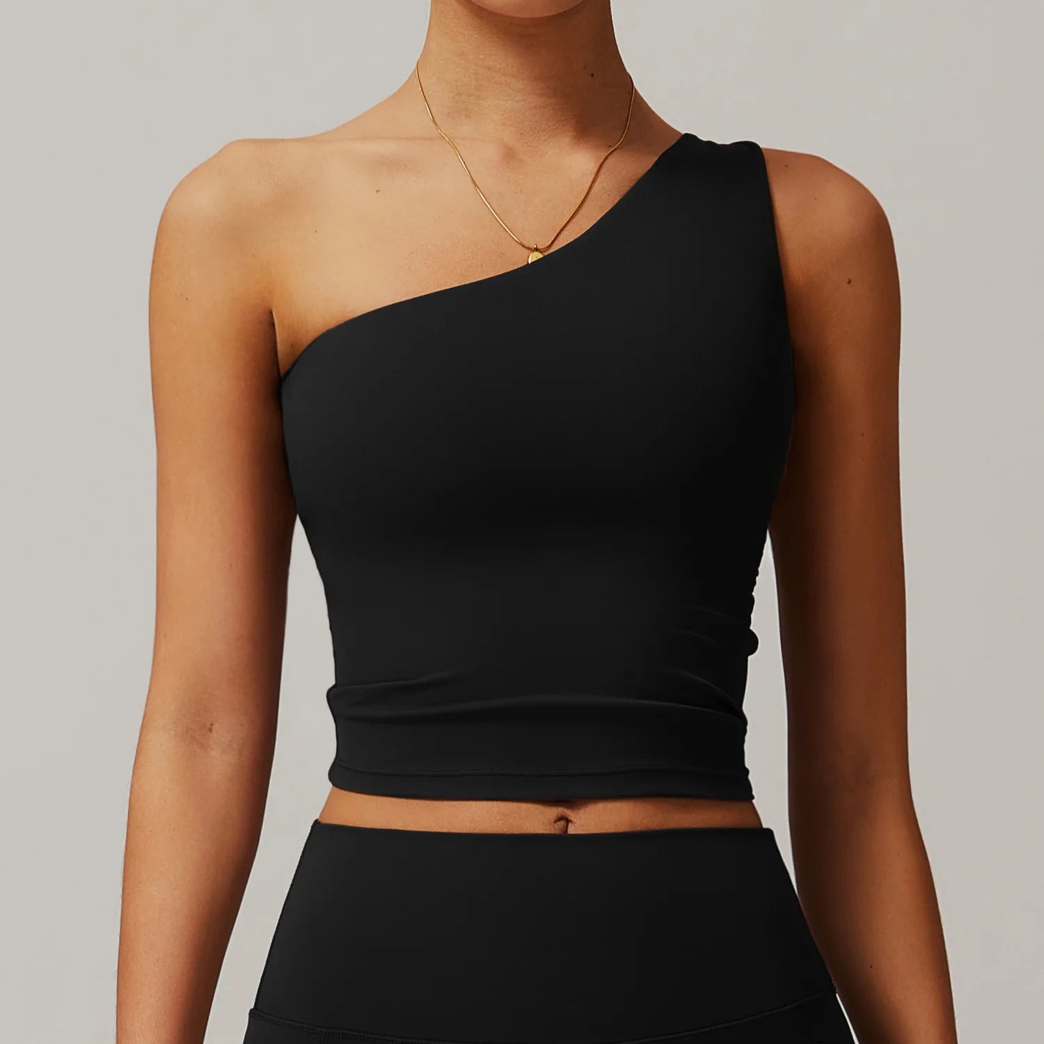 Gabriela | Jednoramienny stanik push-up sportowy