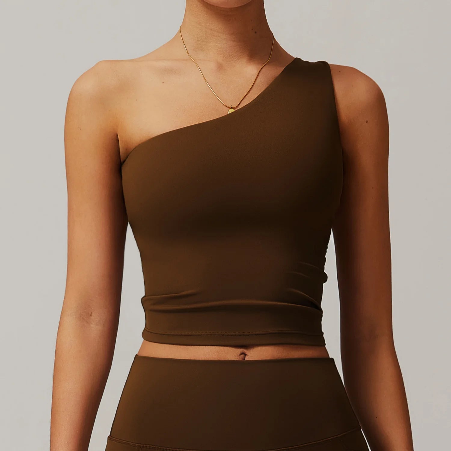 Gabriela | Jednoramienny stanik push-up sportowy
