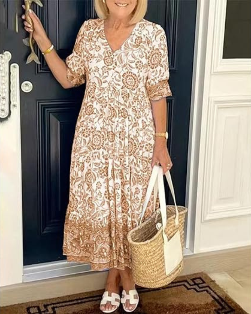 Halina | Elegancka i wygodna letnia sukienka