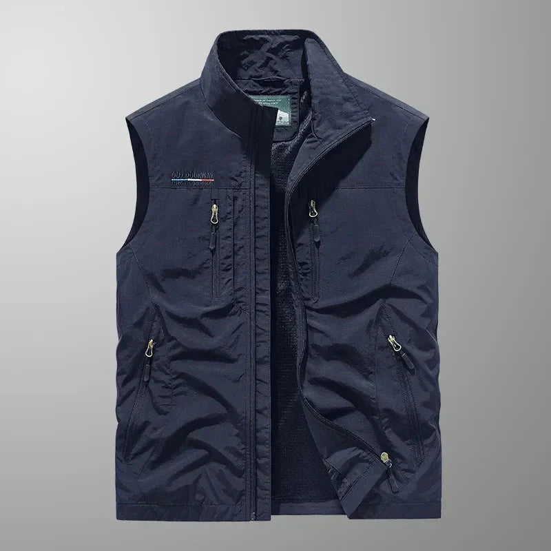 Bo™ | Gilet Cargo Respirant avec Plusieurs Poches