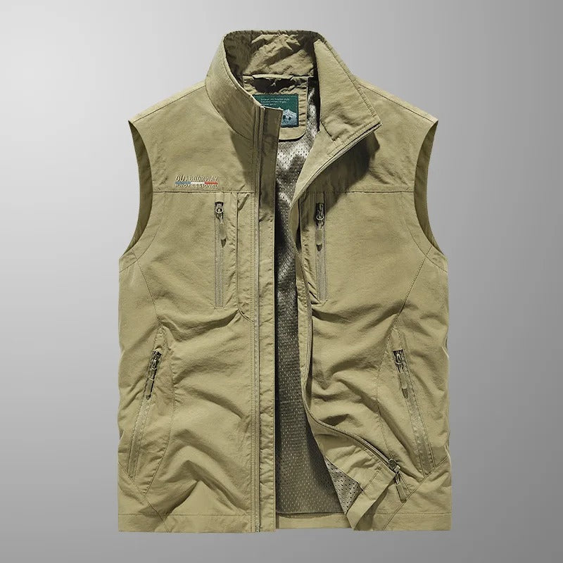 Bo™ | Gilet Cargo Respirant avec Plusieurs Poches