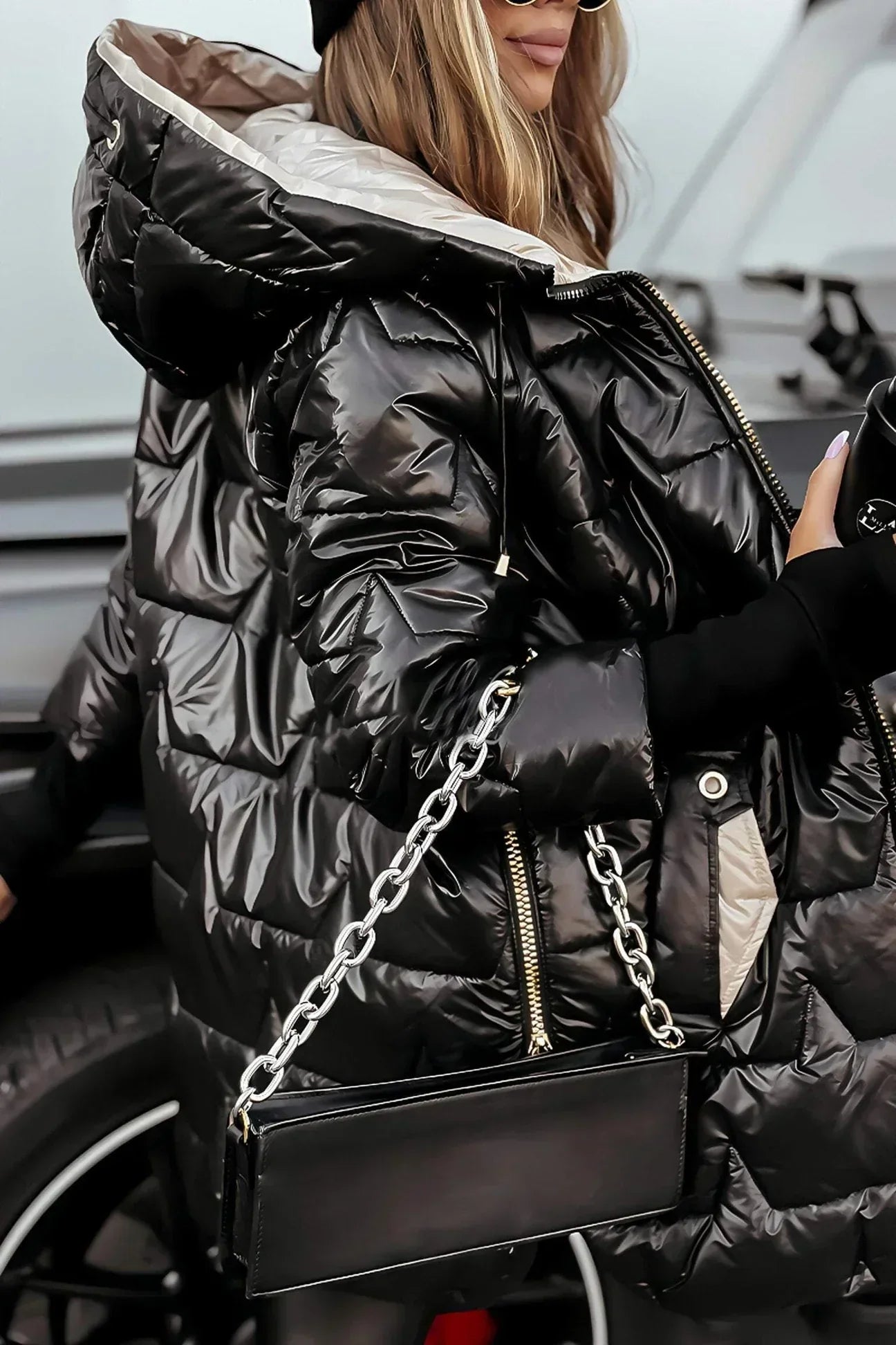 Evie | Stylish Winter Coat with Hood and Padding